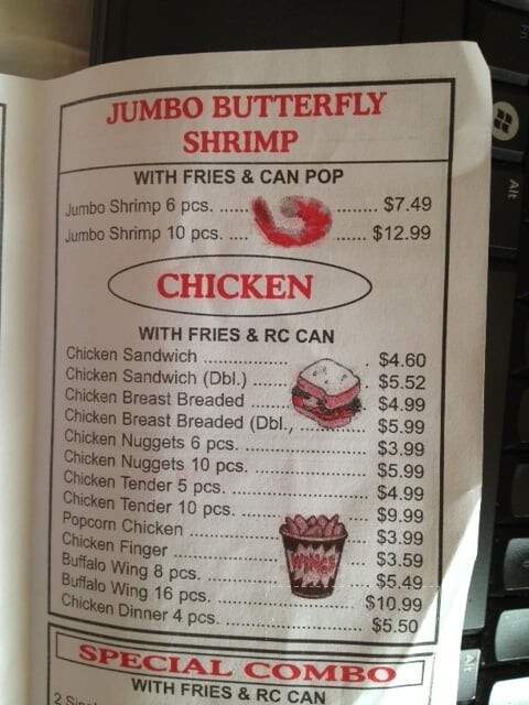Kennedy Fish & Chicken - Chicago, IL menu_pic