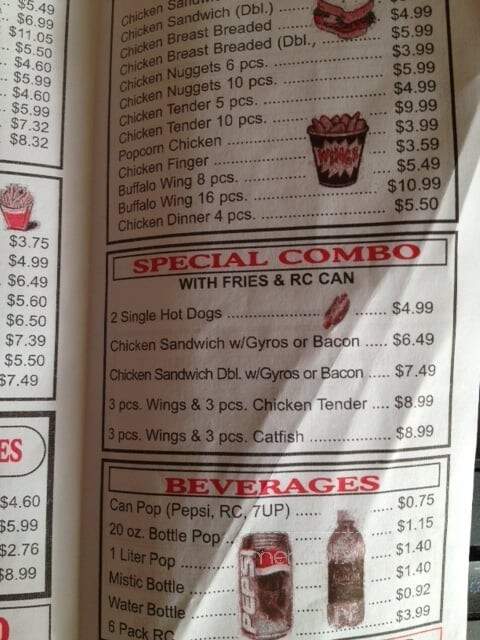 Kennedy Fish & Chicken - Chicago, IL menu_pic