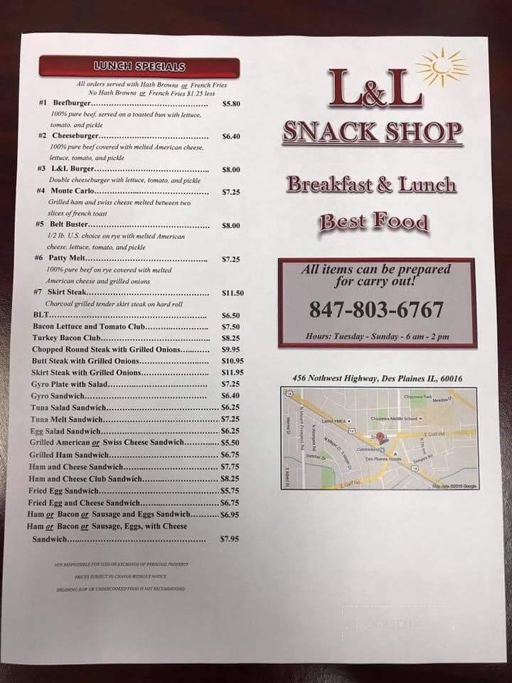 L & L Snack Shop - Des Plaines, IL