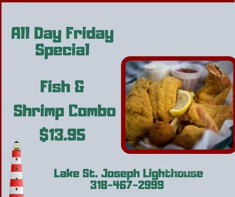 Lake St Joseph Light House - Newellton, LA menu_pic
