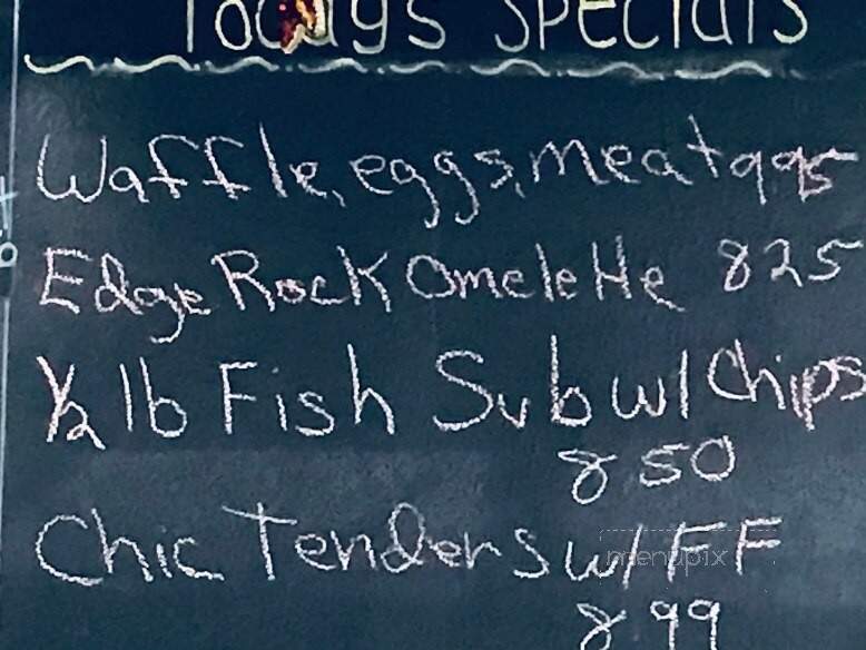 Edgerock Cafe - Baltimore, MD menu_pic