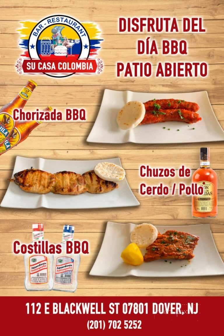 Su Casa Columbia - Dover, NJ menu_pic