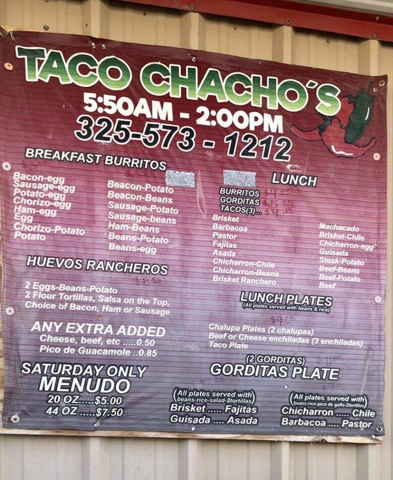 Taco Chacho's - Snyder, TX