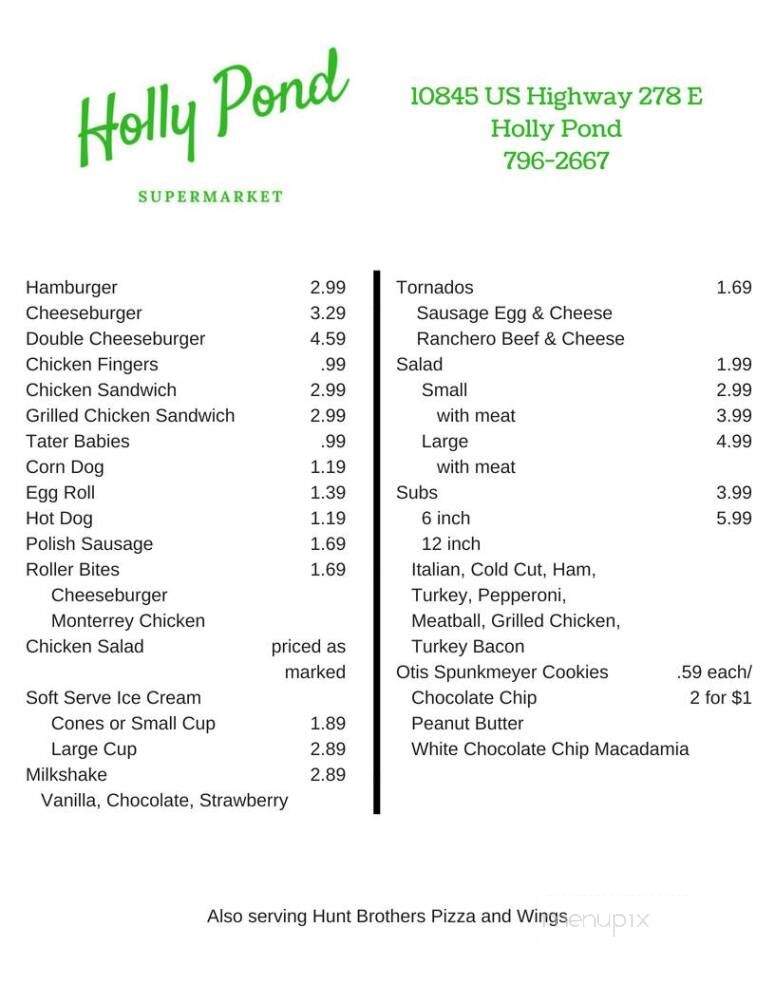 Holly Pond Supermarket - Holly Pond, AL