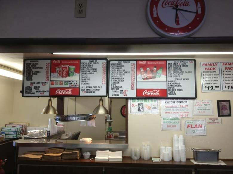 Lupe Restaurant - Delano, CA menu_pic