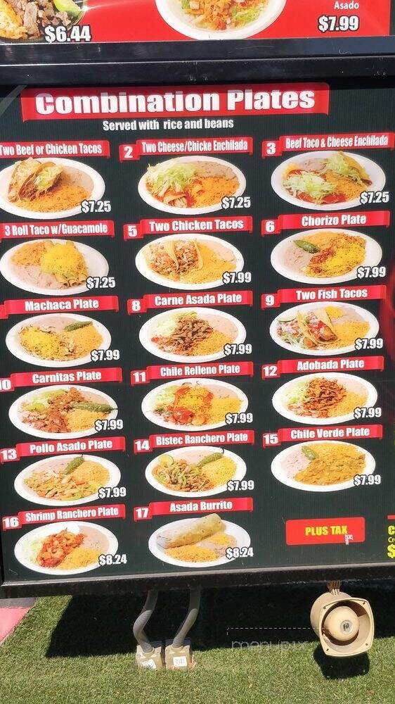 Antonio's Mexican Food - Escondido, CA menu_pic