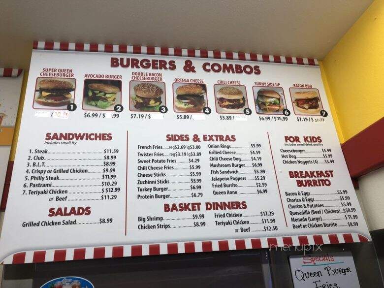 Burger Queen - Gonzales, CA menu_pic