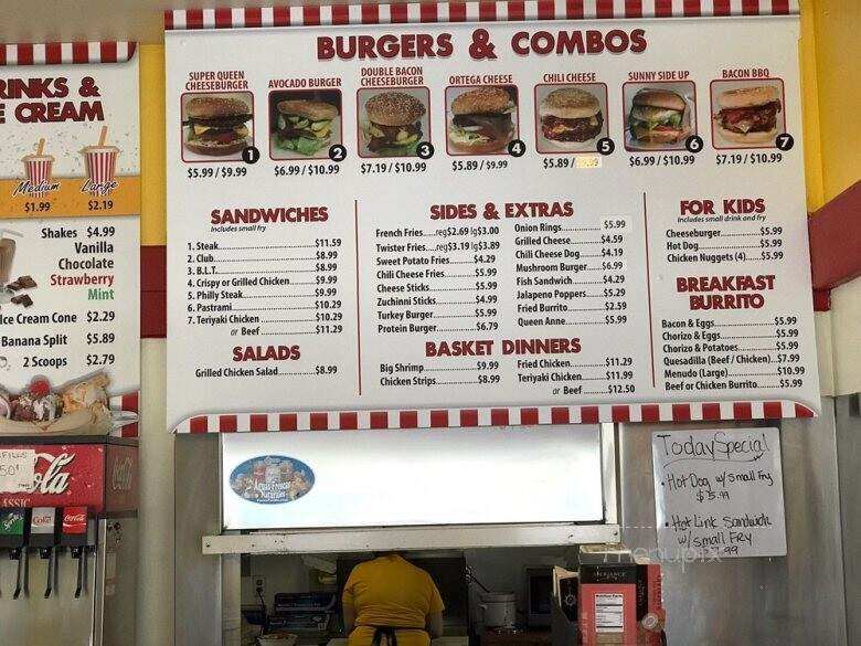 Burger Queen - Gonzales, CA menu_pic