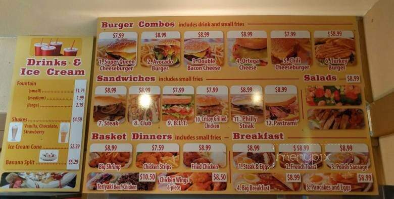 Burger Queen - Gonzales, CA menu_pic