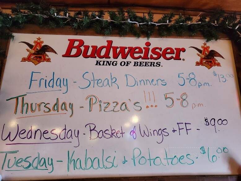 Oasis Bar And Grill - Belle Valley, OH menu_pic