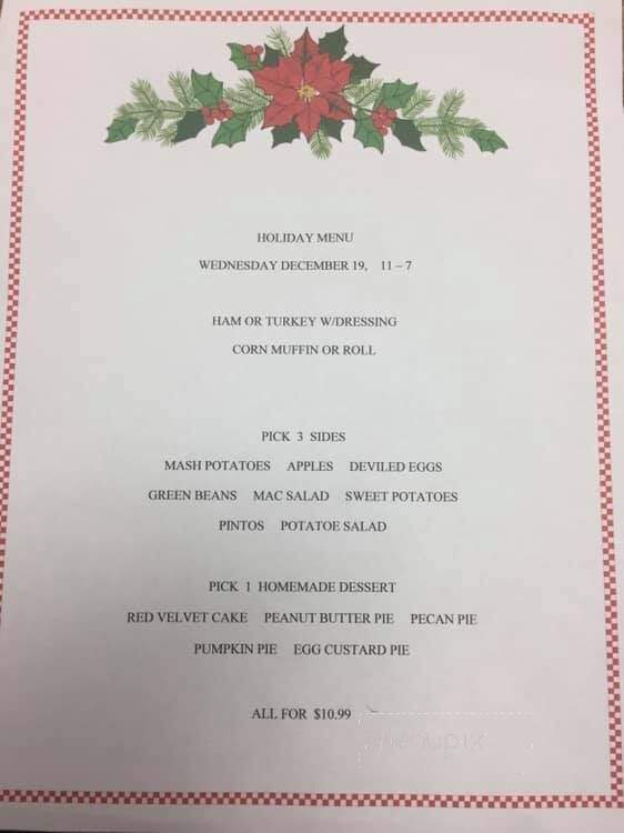 Lucy Kat's Diner - Roanoke, VA menu_pic