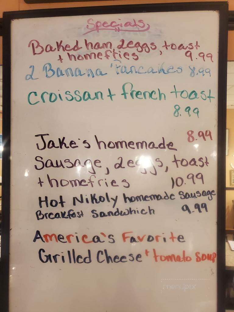Jake's Diner On State Street - New London, CT menu_pic