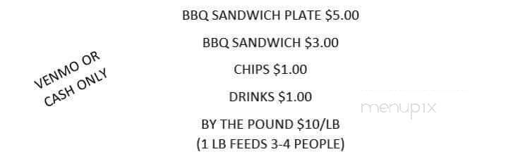 Six Mile Cafe - Pickens, SC menu_pic