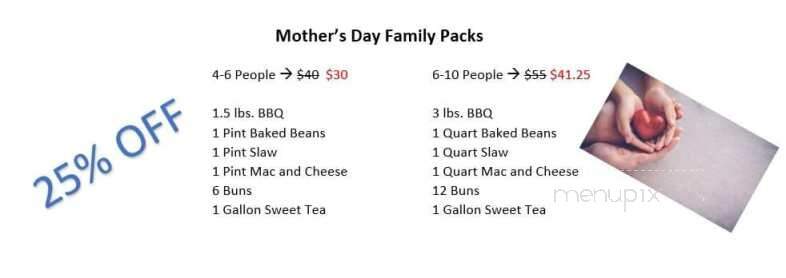 Six Mile Cafe - Pickens, SC menu_pic