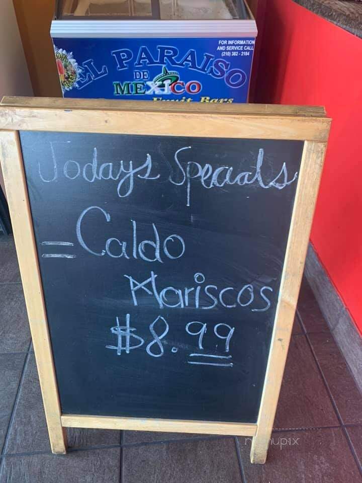 Sofia's Grill Mexican Restaurant - San Antonio, TX menu_pic
