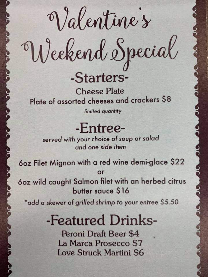 Eastside Bar N' Grill - Greenville, SC menu_pic