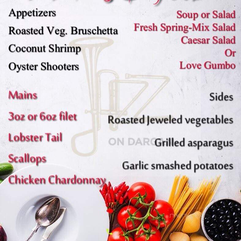 Jazz on Dargan - Florence, SC menu_pic