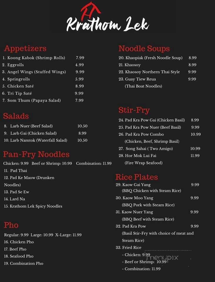 Krathom Lek - Visalia, CA menu_pic