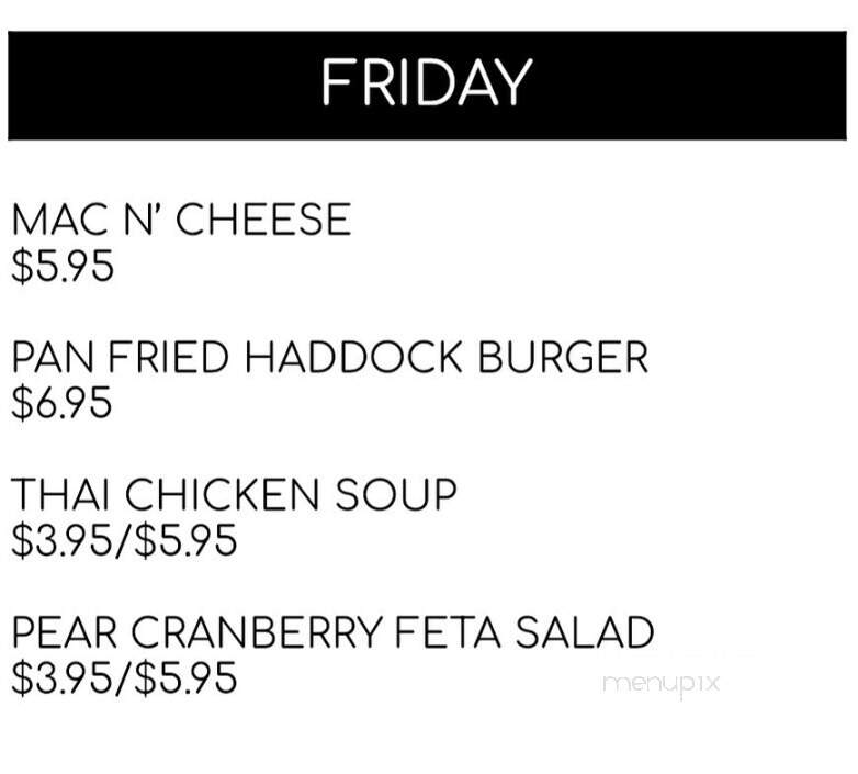 CEP Cafe - Truro, NS menu_pic