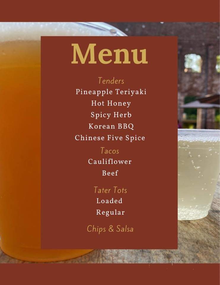 Cochecton Pump House - Cochecton, NY menu_pic
