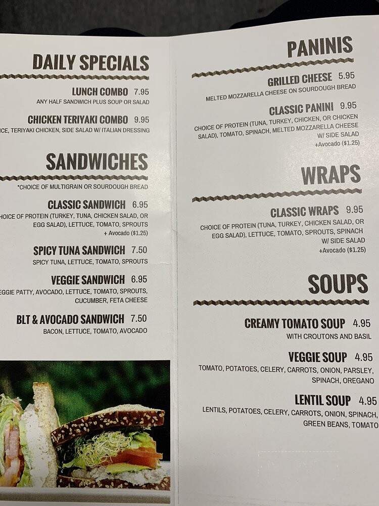 Splurge - Beverly Hills, CA menu_pic