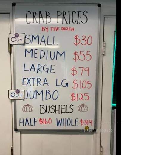 J & T Seafood - Woodbine, MD menu_pic