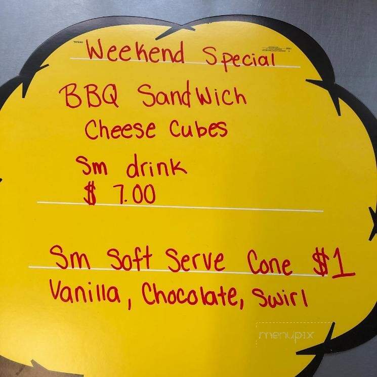 Locust Grove Dairy Bar - Peebles, OH menu_pic