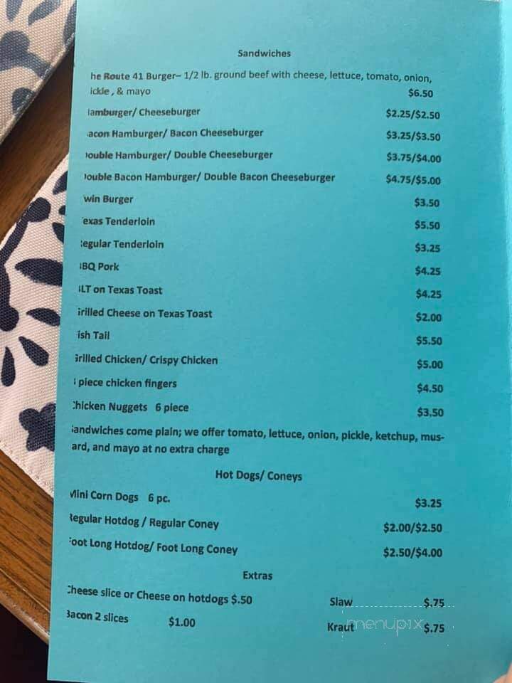 Locust Grove Dairy Bar - Peebles, OH menu_pic