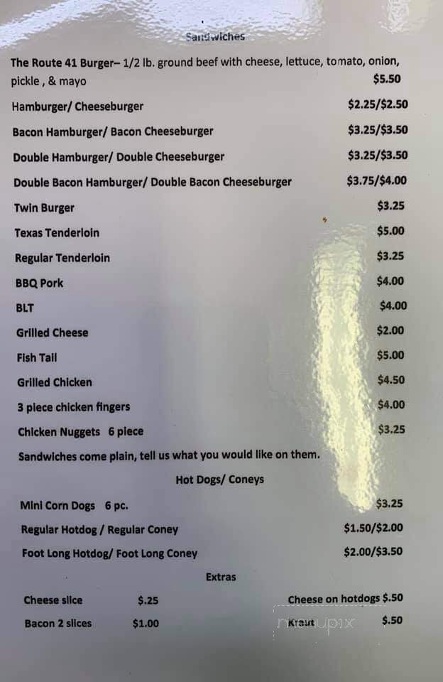 Locust Grove Dairy Bar - Peebles, OH menu_pic