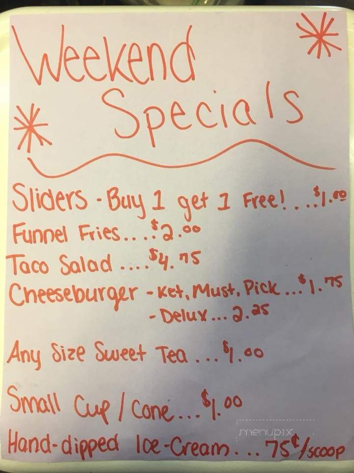 Locust Grove Dairy Bar - Peebles, OH menu_pic