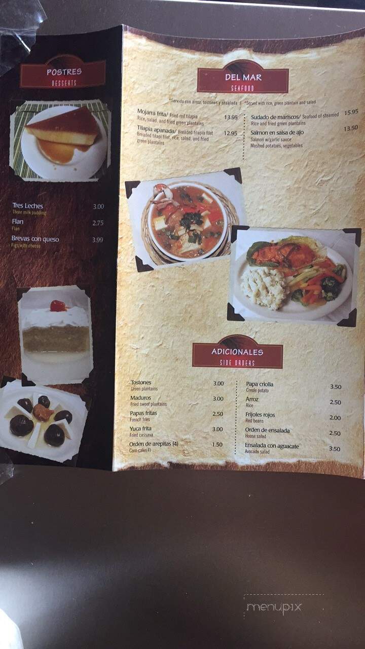 Colombia La Bella - Longwood, FL menu_pic