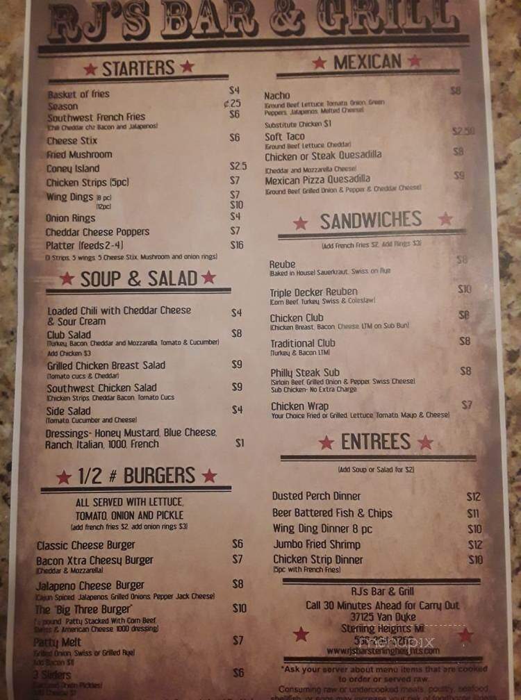 R J's Bar & Grill - Sterling Heights, MI