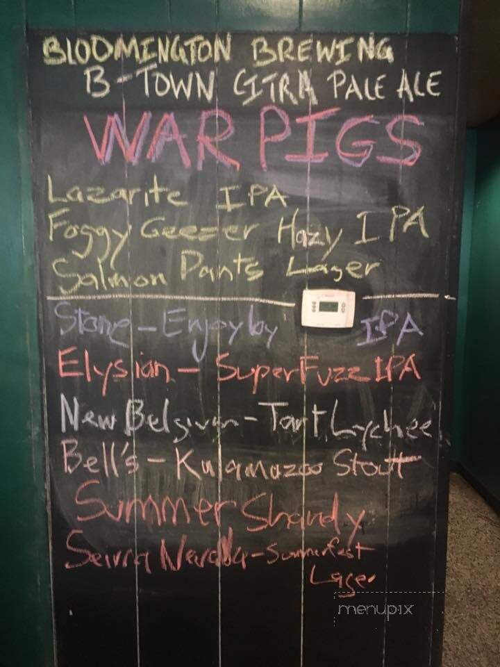 Peephole Bar & Grill - Evansville, IN menu_pic