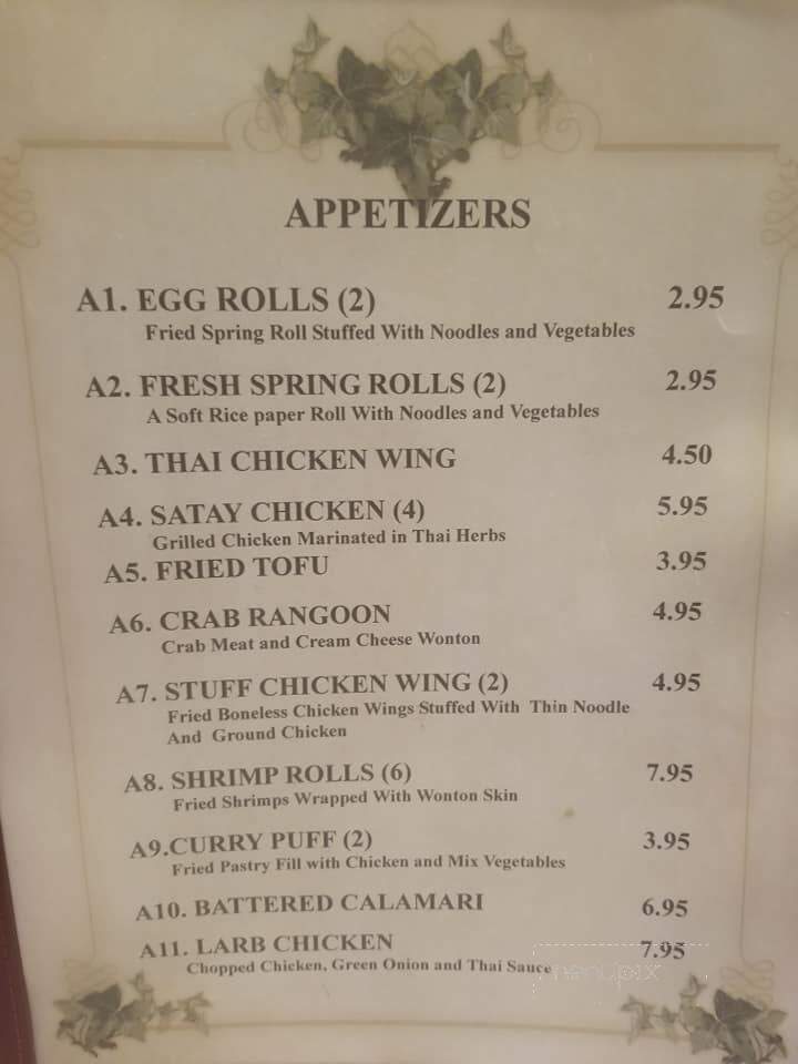 Thai Kitchen - Muncie, IN menu_pic