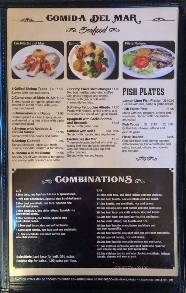 Lacabana Mexican Restaurant - Wadley, GA menu_pic