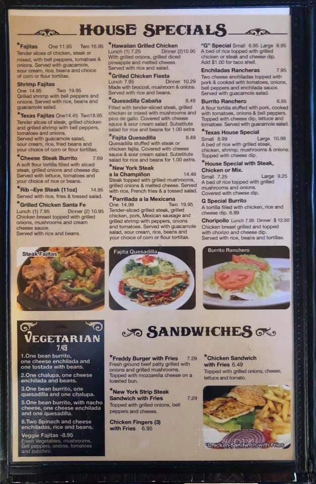 Lacabana Mexican Restaurant - Wadley, GA menu_pic
