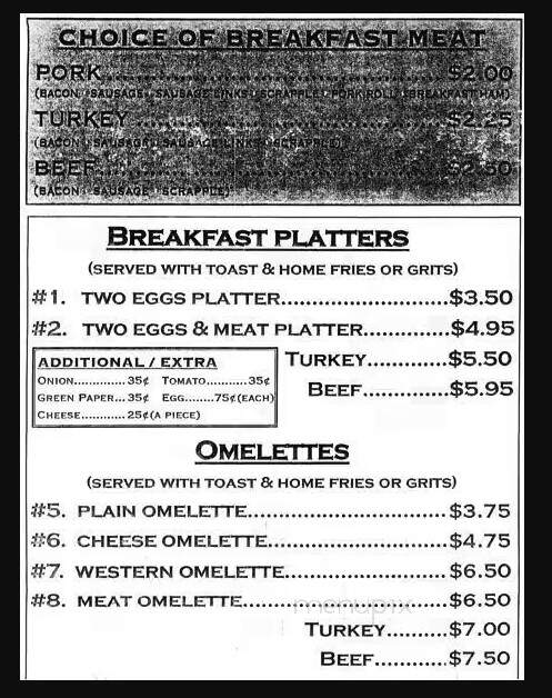 Choice Breakfast & Lunch - Philadelphia, PA menu_pic