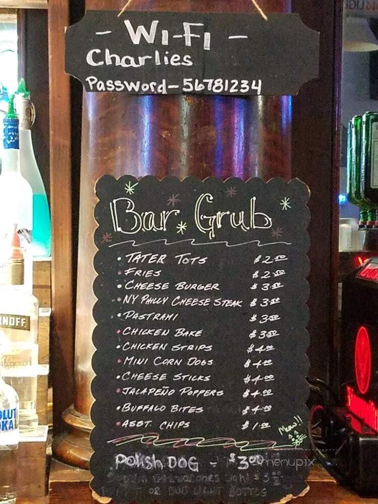 Charlie's Tavern - Montesano, WA menu_pic