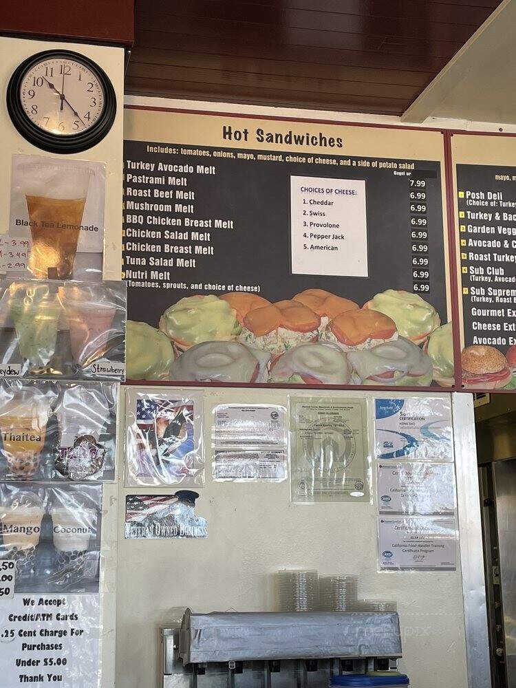 Posh Bagel - Fremont, CA menu_pic