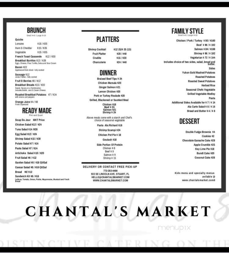 Chantal's Cafe & Catering Incorporated - Stuart, FL