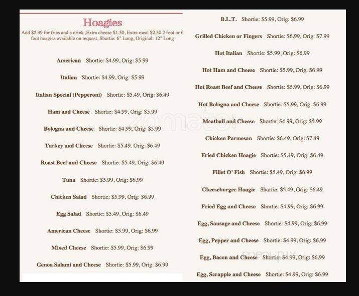 Deli Grove - West Chester, PA menu_pic