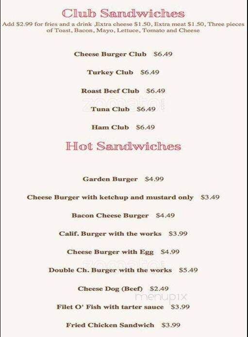 Deli Grove - West Chester, PA menu_pic