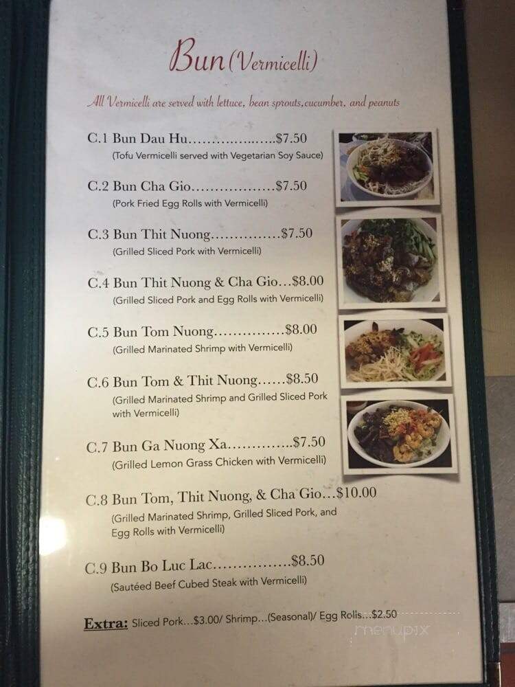 Pho Bang Restaurant - New Orleans, LA menu_pic