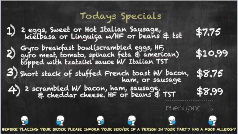 Al's Family Diner - Methuen, MA menu_pic