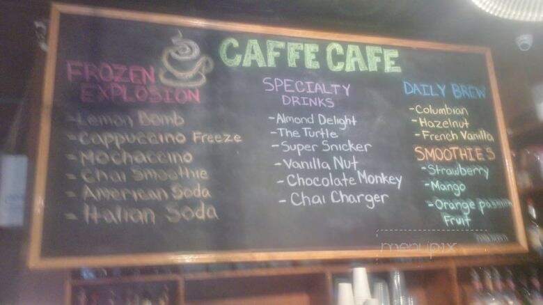 Caffe Cafe - Brooklyn, NY menu_pic