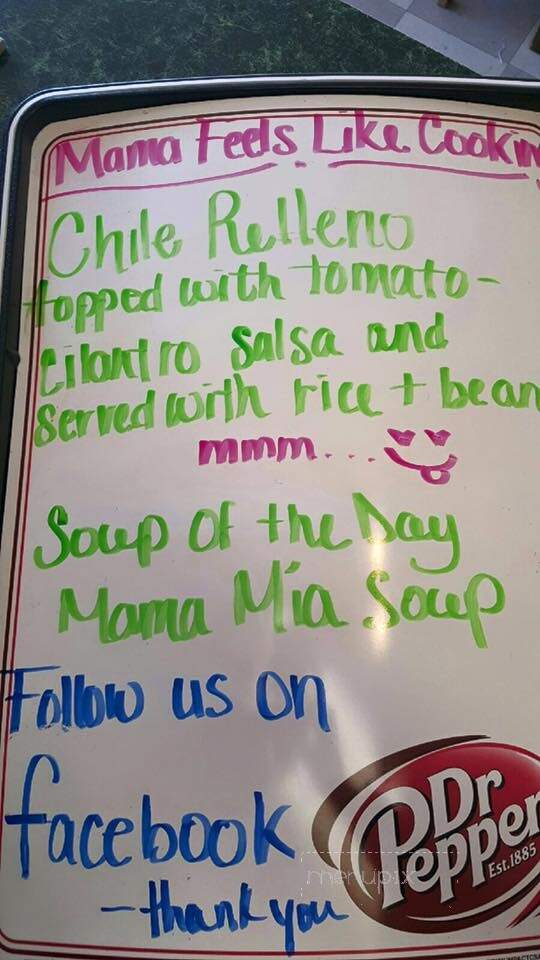 Mama's Kitchen - El Paso, TX menu_pic