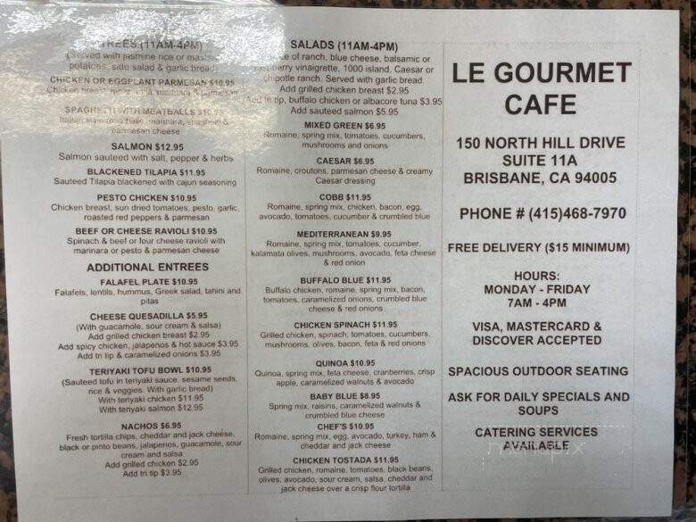 Le Gourmet - Brisbane, CA