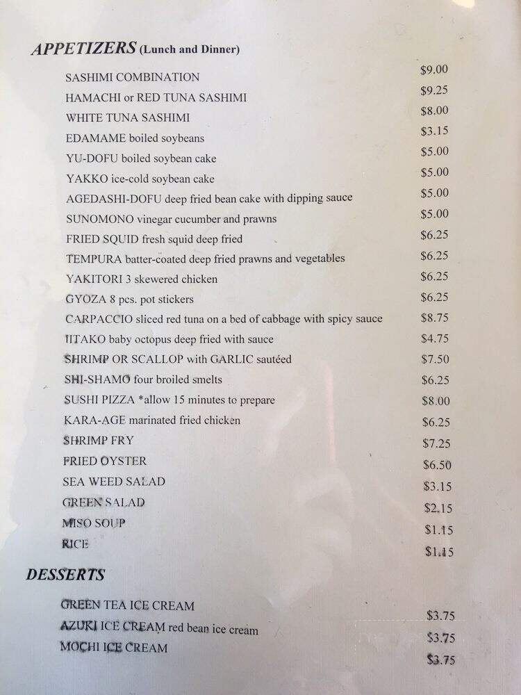 Wakamatsu - Hayward, CA menu_pic