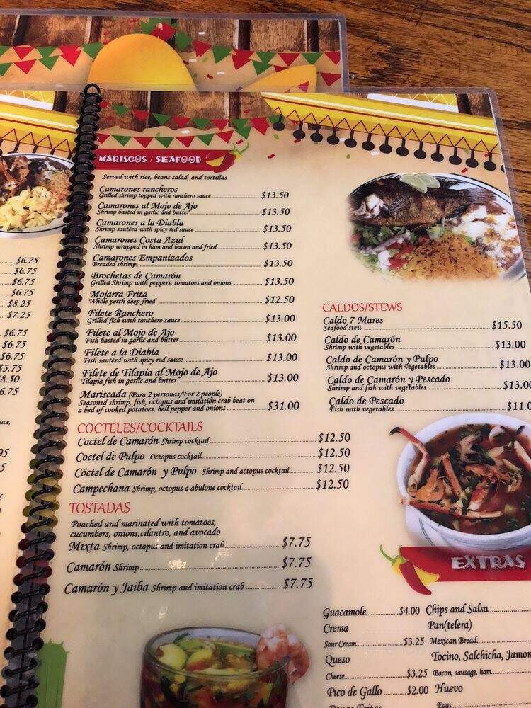 Cinco De Mayo - Long Beach, CA menu_pic
