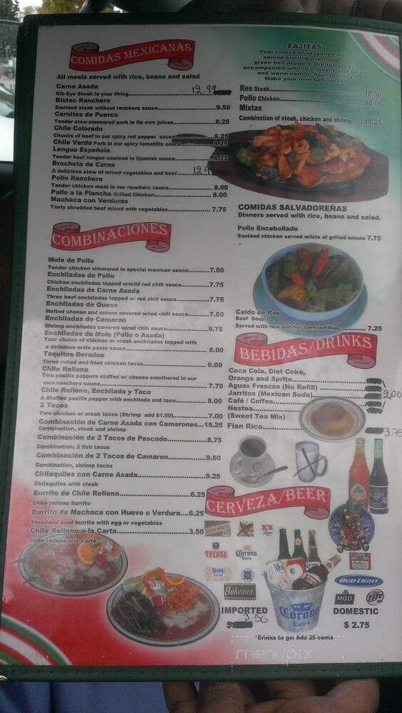 Cinco De Mayo - Long Beach, CA menu_pic